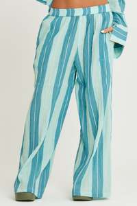 The Mexicola Pants - Pop Stripe Blue