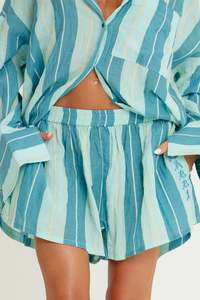 The Boxer Short - Pop Stripe Blue