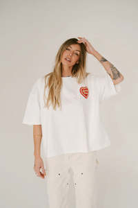 Best Selling: Sorry Mom Tee - White