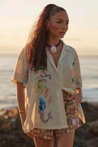 The Patron Shirt - Seas the Day - Cream