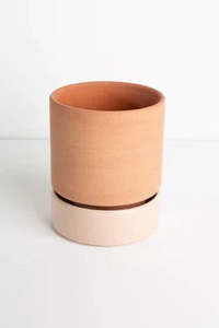 Decor Ceramics 1: Grace Planter - Terracotta & Dusty Rose