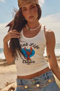 Best Selling: Claws of Life Tank - White