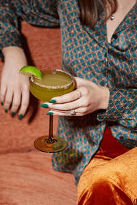 Home: The Lou Coupe Glasses - Olive