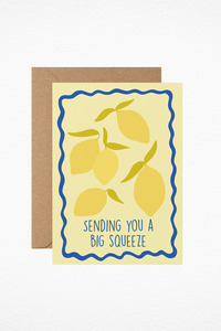 Big Squeeze - Thank you Card/ Thinking of you Card