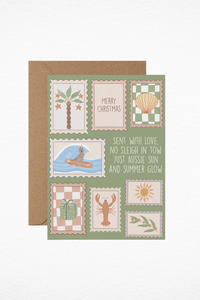 Gifts: Postal Stamps - Christmas Greeting Card