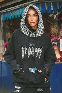 Sabbi: The Be Happy Gingham Hoodie