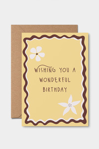 A Wonderful Birthday Card
