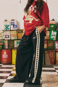 Best Selling: The Raving Heart Pants - Black