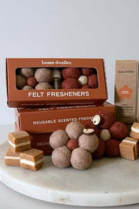 Best Selling: Felt Flower Fresheners - Creamy Caramel