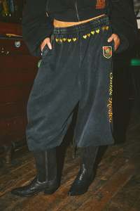 The Be-Youtiful Wide Leg Sweatpants - Black