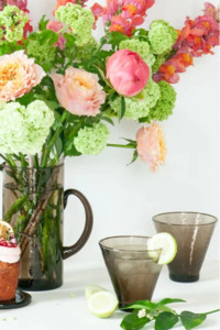 Home: Cocktail Glass Set of 4 - Bronze