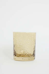 Home: Hammered Amber Tumbler
