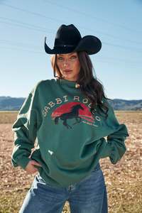 I Love Country Music Crew - Green