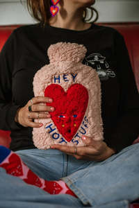 Best Selling: Hot Water Bottle - 'Hey Hot Stuff'
