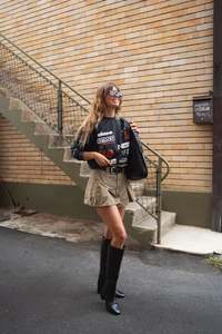 Best Selling: Signature Moto Tee - Black Acid Wash