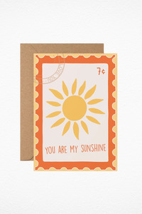 You are my Sunshine - Greeting Card