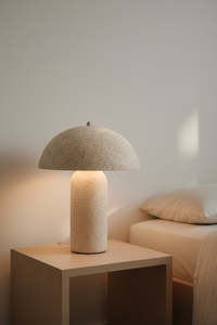 Decor Ceramics 1: Mushroom Paper Mache Lamp