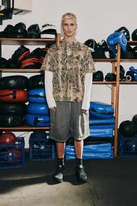 Round One Layered Tee - Vintage Camo