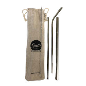 Bar Accessories: Gault's Cocktails Reusable Metal Straws