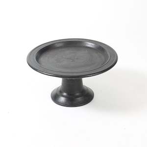 Bowls: Wooden Display or Cake Stand Finished in Black