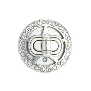 Corners Ornaments: Star Floral Round Bag Clasps
