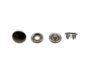 Fasteners: Gripper Set in Nickel Cap 4Pcs/Set (8mm)