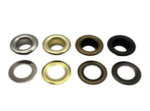 Eyelets Washers: Eyelet and Washer Set - Solid Brass  (100pcs/pk)