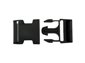 Side Release: Single Side Release Buckle - Black Plastic