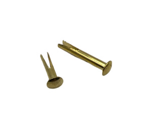 Bifurcated: N12 Bifurcated Gold Rivet (100pcs/Pk)