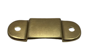 Handle: Bag Handle Plate - Brass