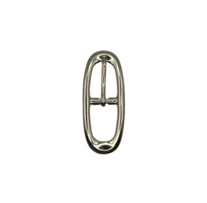 Oval Bar Buckle Single Prong (15mm)