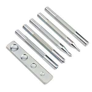 Deluxe Snap and Rivet Setter & Anvil 6 Pcs Set