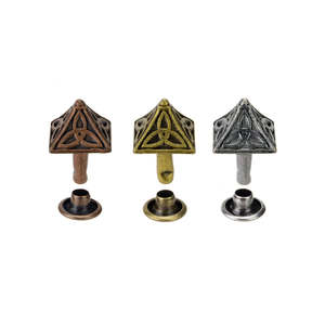 Pyramid Rivets: Celtic Pyramid Rivets, 6/PK