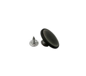 Buttons 1: Tack Button Dark Grey & White