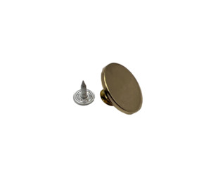 Tack Button Gold (20mm)