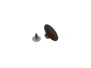 Buttons 1: Tack Button Antique Brass, 17mm