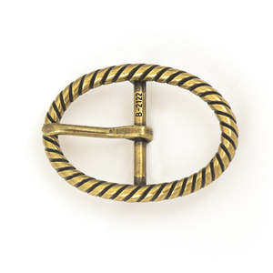 Centre Bar Buckles: Spiral Centre Bar Buckle, 35MM (1-3/8")