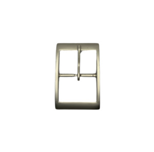 Centre Bar Buckles: ET8941A Full Buckle - Pearl Nickel, 35mm