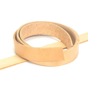Leather Fabric: Heavy Weight Veg Strip, 3.6mm~4.0mm (9/10oz), 38mm (1-1/2")