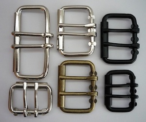 Products: N1126 HALF ROLLER (2-prong) IN NICKEL, ANTIQUE BRASS & MATT BLACK