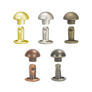 Rivets: Dome Rivets - (Sold in 100's)