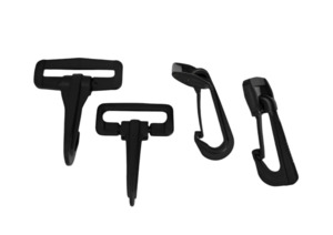 Hooks: Hook Black Plastic