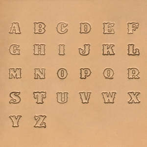 Standard Uppercase Alphabet Stamp 27 Pcs Set