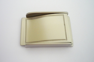 Products: 14360 Buckle Smoke Matt Nickel, 40mm