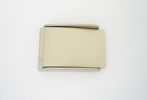 14429 Buckle Smoke Matt Nickel, 35mm