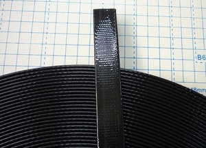 Webbing: Plastic Coated Webbing, Black
