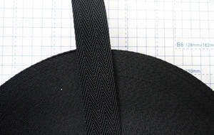 Webbing: Medium Weight Black Webbing