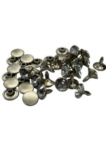 Best Selling: Transparent Crystal Studs 100pcs/PK