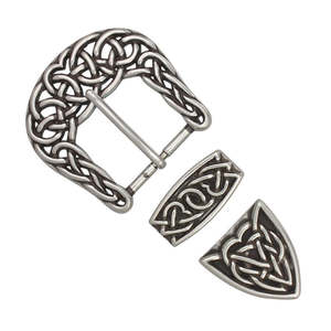 Buckle Sets: Celtic 3 Pcs Buckle Set, 38MM (1-1/2")