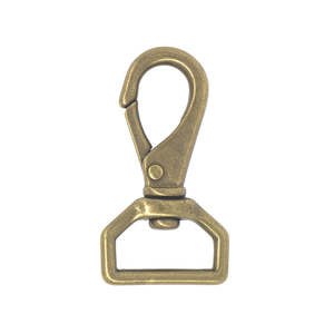 Solid Brass Swivel Spring Snap, 25mm (1")